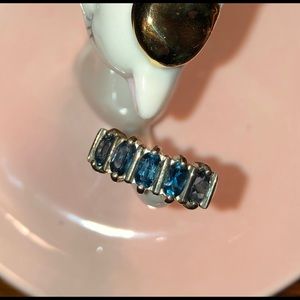 London Blue Topaz Sterling Ring
